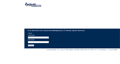 Desktop Screenshot of lyricalpartners.com